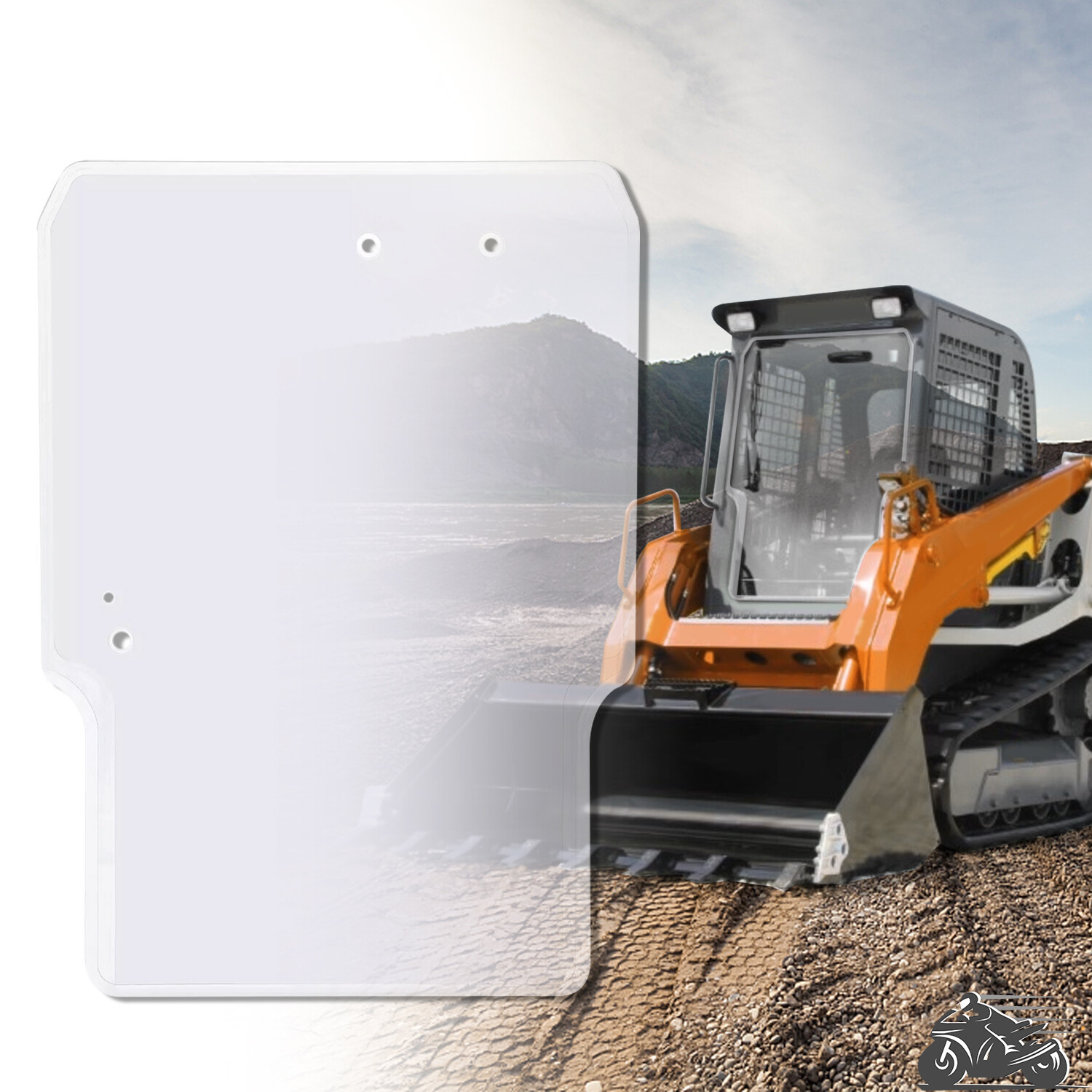 1/2" Clear Door Glass For Takeuchi TL Series Windshield TL8 TL10 Front Window