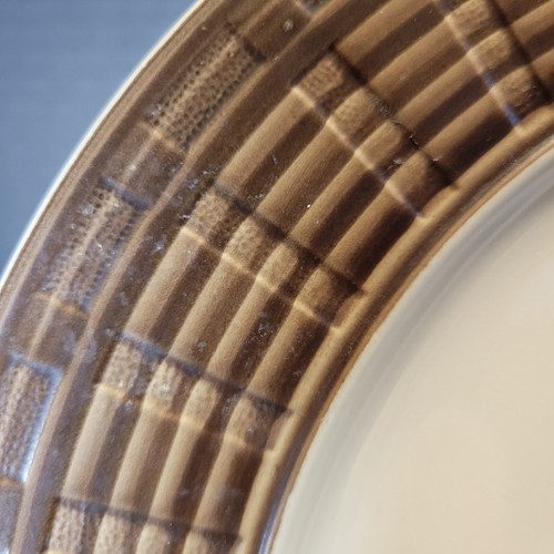 SHADOW BOX LATTE Dinner Plate by Pfaltzgraff - Picture 3 of 10