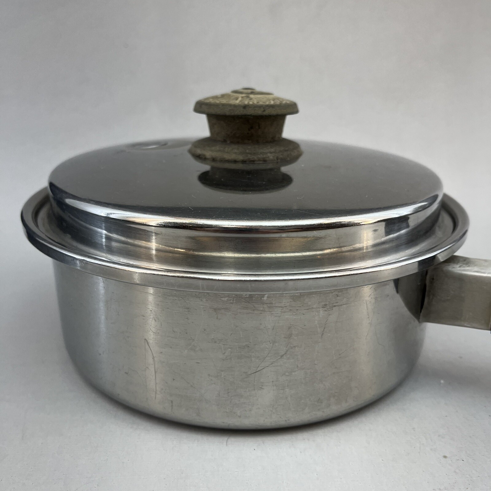 Saladmaster 188 TriClad Stainless Steel 8” Stock Pot W/ Lid USA