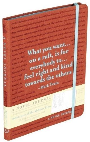 Novel Journal: Huckleberry Finn Mark Twain Paperback New