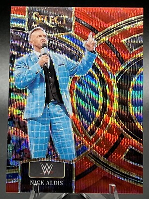 2024 WWE Select Nick Aldis Premier Red Wave /99 #132
