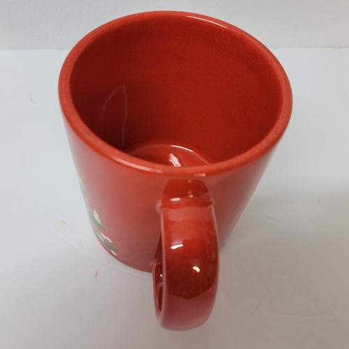 Vintage Waechtersbach roter Weihnachtsbaum Kaffeebecher West Germany Feiertage - Bild 4 von 7
