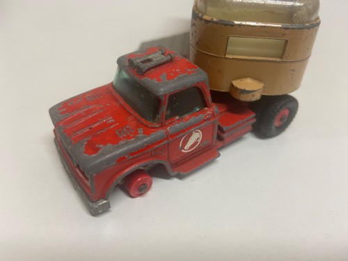1964 LESNEY MATCHBOX KING SIZE K-18 DODGE ARTICULATED HORSE TRAILER. - Picture 6 of 8