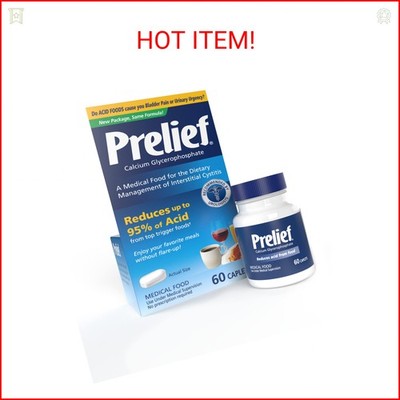 Prelief Acid Reducer Caplets Dietary Supplement, 60 Count