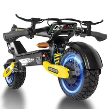 1200W Off-road Electric Scooter for Adult 48V13AH 28MPH 11''Commuting E-Scooter