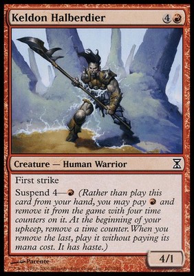 Keldon Halberdier Time Spiral Lightly Played, English