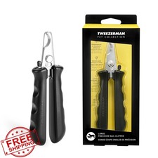 Tweezerman Large Dog Cat Nail Clippers Manual Ergonomic Handle