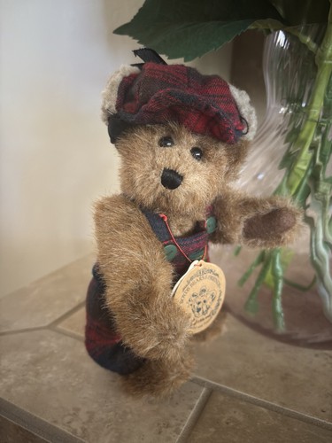 Boyds Bears Edmund #9175-08  Fall 1997 8” Plush BAILEY & Friends Red Plaid NWT - Picture 15 of 24