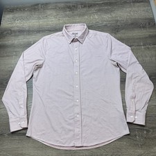 Rhone Button Up Long Sleeve Shirt Men s Medium