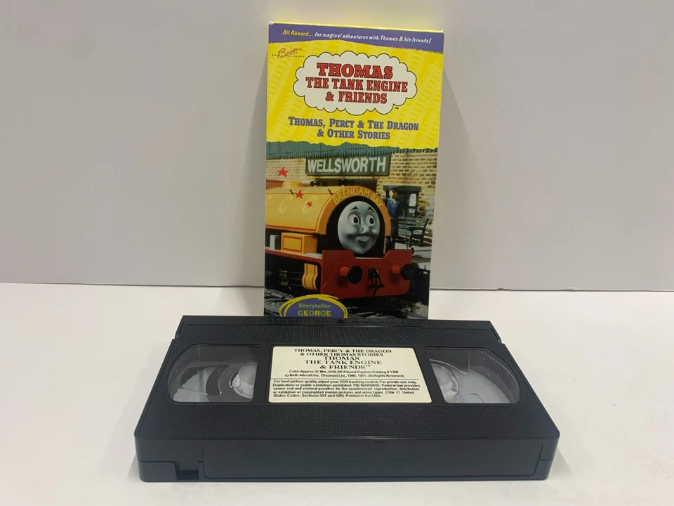 Thomas The Tank Engine & Friends Thomas Percy & the Dragon VHS Save 20% on 2 - Imagem 4 de 4