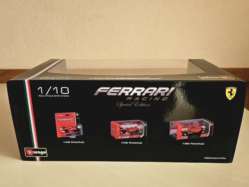 Burago Ferrari SF16-H 1/18, Sebastian Vettel Special Edition - Immagine 4 di 4