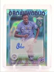 JUSTIN OBOAVWODUO 2024 TOPPS CHROME ROOKIE AQUA LAVA RC AUTO /199 Q4932