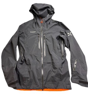 Mammut Eiger Free Advanced HS Men's L Gore-Tex Hard Shell Ski Jacket Black