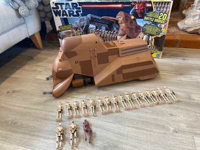 Star Wars Trade Federation MTT Multi Troop Transport + 19 Droiden