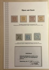 Thurn & Taxis &ndash; historische Briefmarkensammlung 1859&ndash;1867 mit Zertifikat