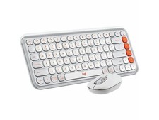Logitech POP ICON COMBO, Bluetooth keyboard and mouse combo, comfortable typing,