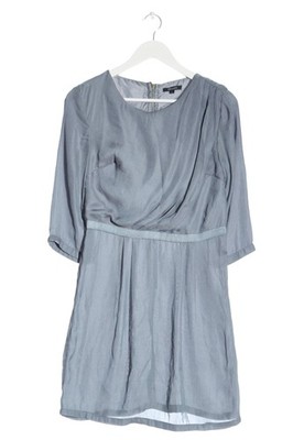 MAXIM Langarmkleid Damen Kleid Gr. DE 40 blau Elegant