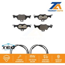 Front Ceramic Disc Brake Pads And Wear Sensors Kit For BMW X5 X6 KTW-101688