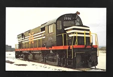 New Haven Railroad #2556 Century 425 Locomotive Train Road Switchers Postcard