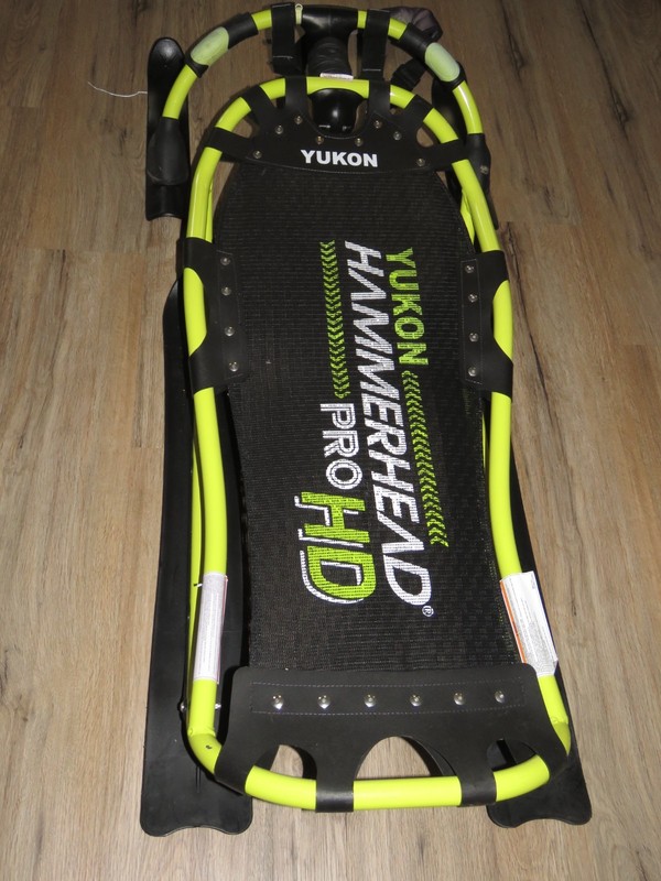Yukon Hammerhead Pro HD Steerable Snow Sled with Aluminum Frame Green