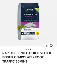 Rapid Setting Floor  Leveller  Bostik  Cempolatex Foot Traffic 30mins