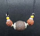 Nazar Battu Kavach Pendant 5 Mukhi Rudraksha Evil Eye Protection Necklace