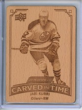 2023-24 Upper Deck Engrained Jari Kurri CT-29 Carved in Time Edmonton Oilers HOF