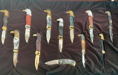 LOT OF 11 Franklin Mint Eagle Collectors Knives