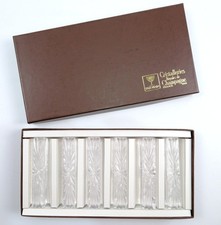 Cristalleries Royales de Champagne Kristall Messerb&auml;nkchen 6er Set verpackt Frankreich
