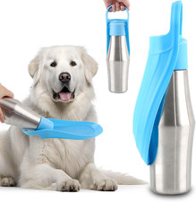 Trinkflasche Hunde Für Unterwegs,  750Ml Haustier Wasserspender Antibakterielle,