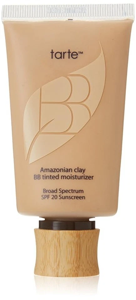 Crema hidratante teñida Tarte Amazonian Clay ligera BB FPS 20 bronceada NUEVA 1,7 fl oz Foto 2 de 4