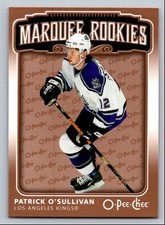 2006-07 HOCKEY CARD SET BREAK PATRICK O'SULLIVAN ROOKIE LOS ANGELES KINGS #538. rookie card picture