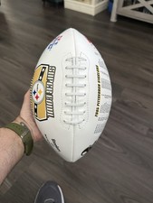 Commerative 2005 Pittsburgh Steelers Super Bowl XL Detroit 2.6.2005 Football