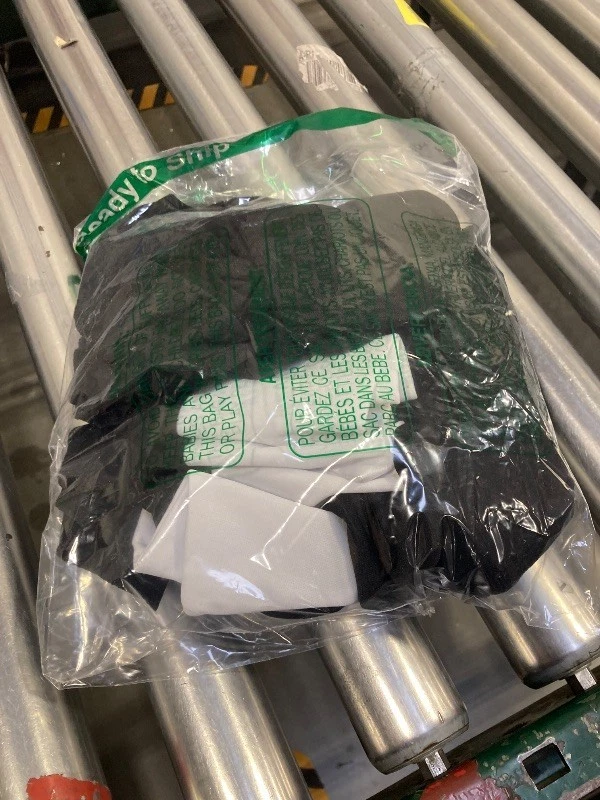 HALLOWEEN GIRLS BLACK DRESS BLACK LONG SLEEVE COLLAR COSTUME WITH HIGH STOCKING - Image 2 of 2