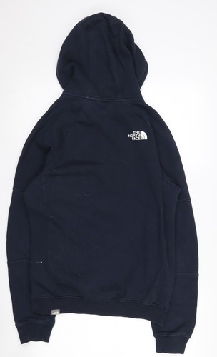 Sudadera con capucha azul para hombre The North Face S - Pullover con logotipo - Imagen 2 de 12