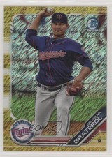 2019 Bowman Chrome Prospects Gold Shimmer Refractor 47/50 Brusdar Graterol 7wf