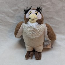 Disney Store Owl Plush Stuffed Animal Brown Cream From Winnie The Pooh 7"