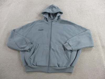 Comfrt Hoodie Adult XS Blue Willow Cloud Full Zip Fleece Lounge Oversized Soft