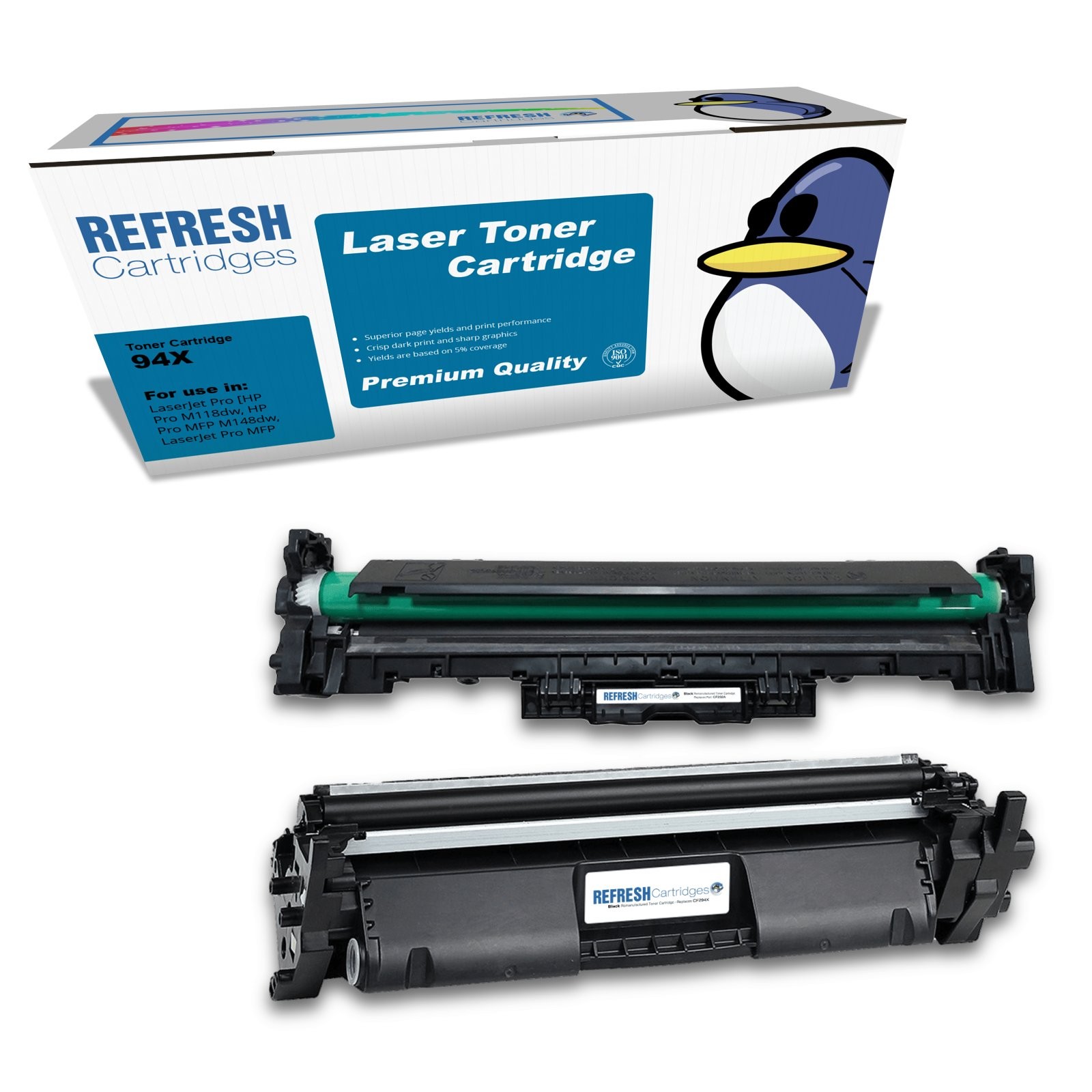 Refresh Cartridges Image Pack 94X/32A Toner & Drum Compatible With HP Printers