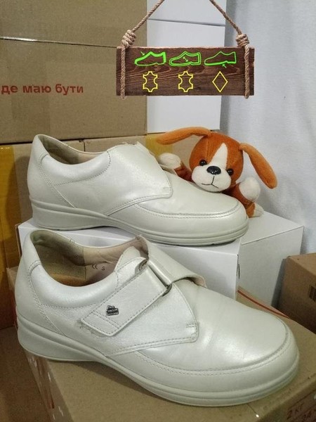Women Finn Comfort Heels Grey Leather 38