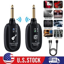 INGPARTNER Wireless Guitar System Transmitter Receiver fit Bass Digital 100ft