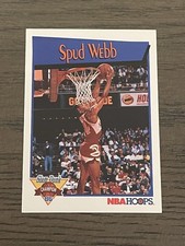 1991-92 NBA Hoops Slam Dunk Championship Spud Webb #III Hawks