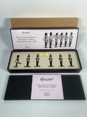 Britains Hamleys Royal Guard Of Honour Queens Company Grenadier Guard 1899 00319