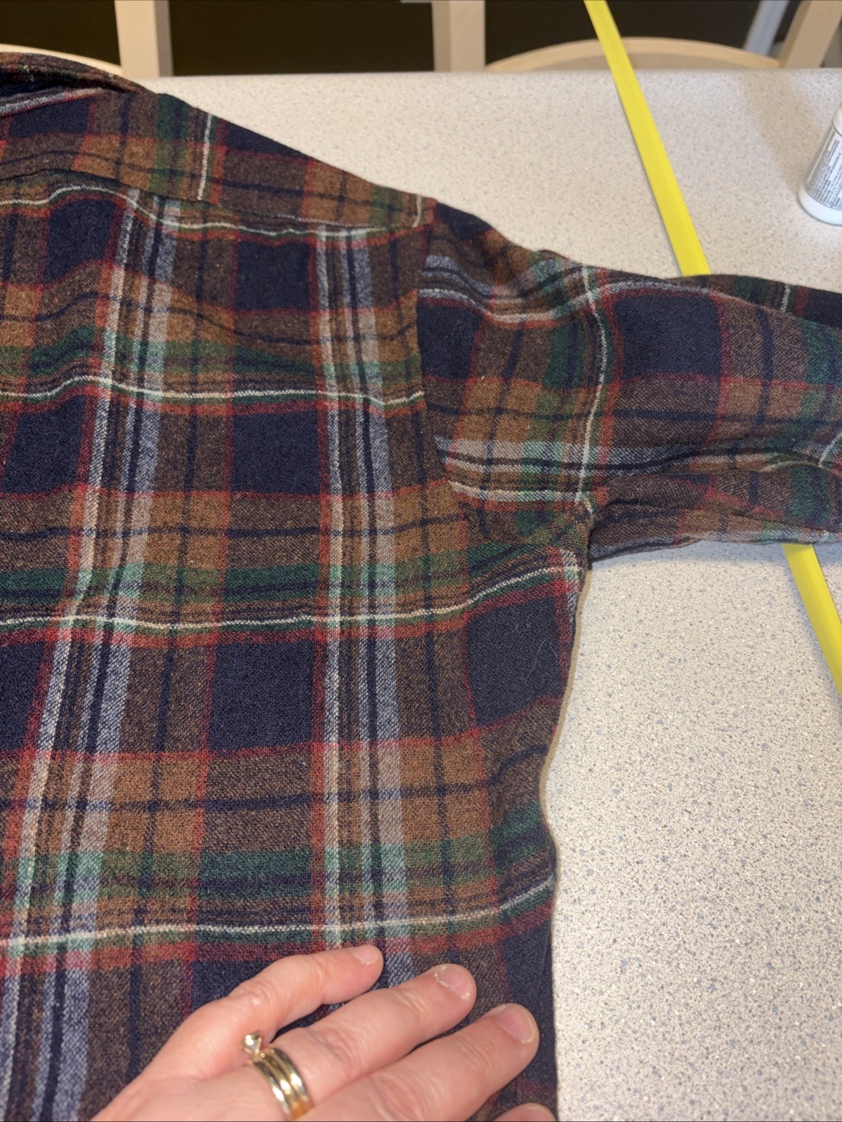 Pendleton Wool Button Down Flannel Shirt Plaid Sz… - image 14