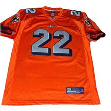 Reebok On Field Miami Dolphins Reggie Bush #22 Stitched Orange Jersey Men's 54