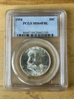 1954 MS64FBL Franklin Half Dollar PCGS