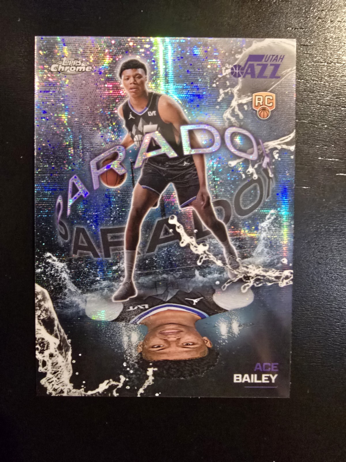 2025-26 Topps Chrome Ace Bailey Paradox Case Hit SSP Rookie PX-25 JAZZ
