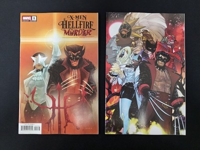 X-MEN: THE HELLFIRE MURDER #1 1:25 & 1:50 INCENTIVE VARIANT SET MARVEL 2026