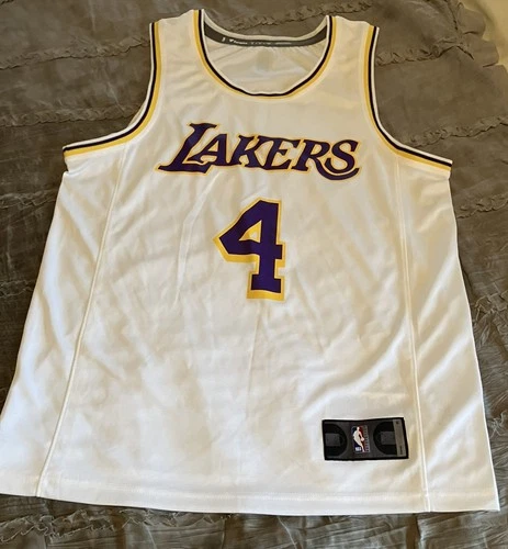 DALTON KNECHT Los Angeles LAKERS Basketball NBA White Fanatics Mens SMALL Jersey