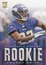 2013 Prestige #281 Rodney Smith RC - FB